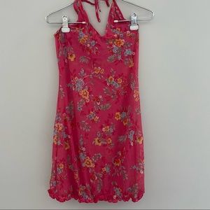 Victoria’s Secret halter top floral slip